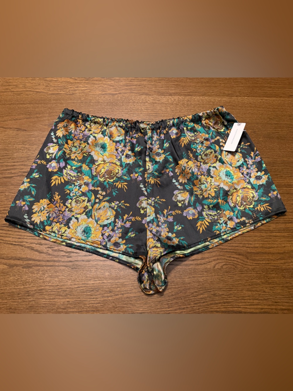 NWT Anthropologie Jacquard Brocade Tap Shorts